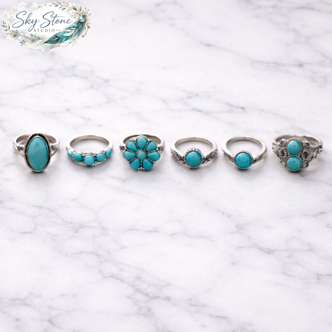 SkyStone Ring set